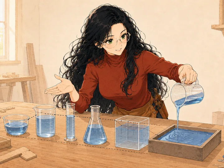 Sage measuring liquid volume