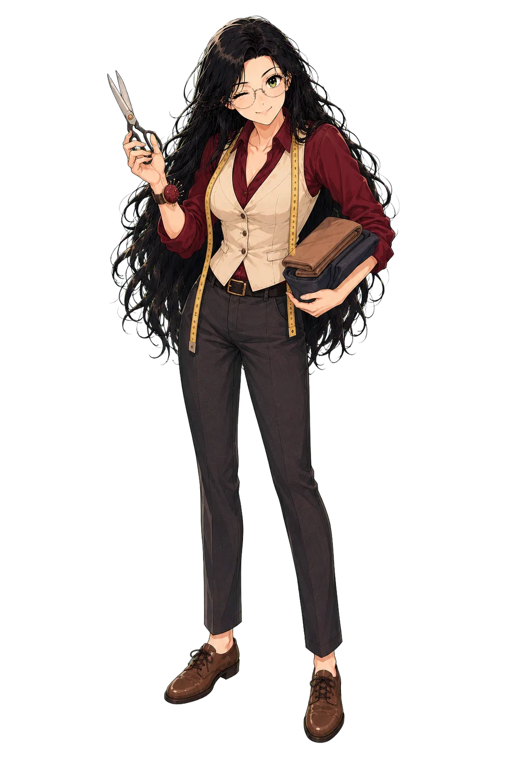 Sage dressed as a tailor