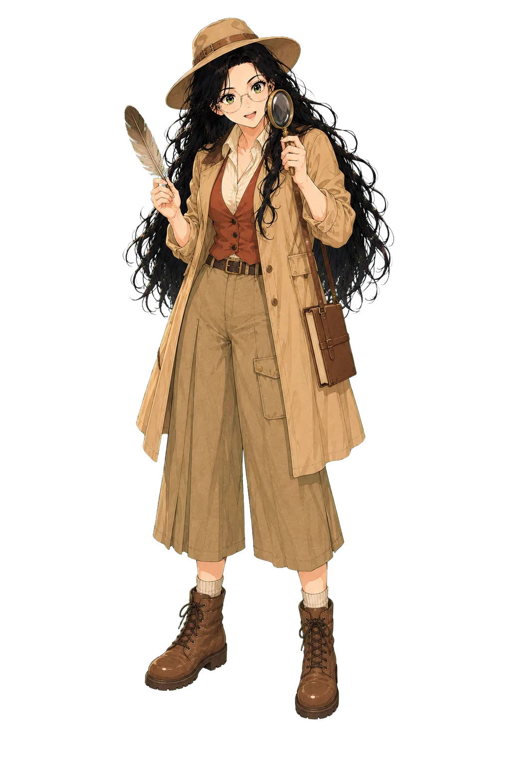 Sage dressed as an expedition naturalist