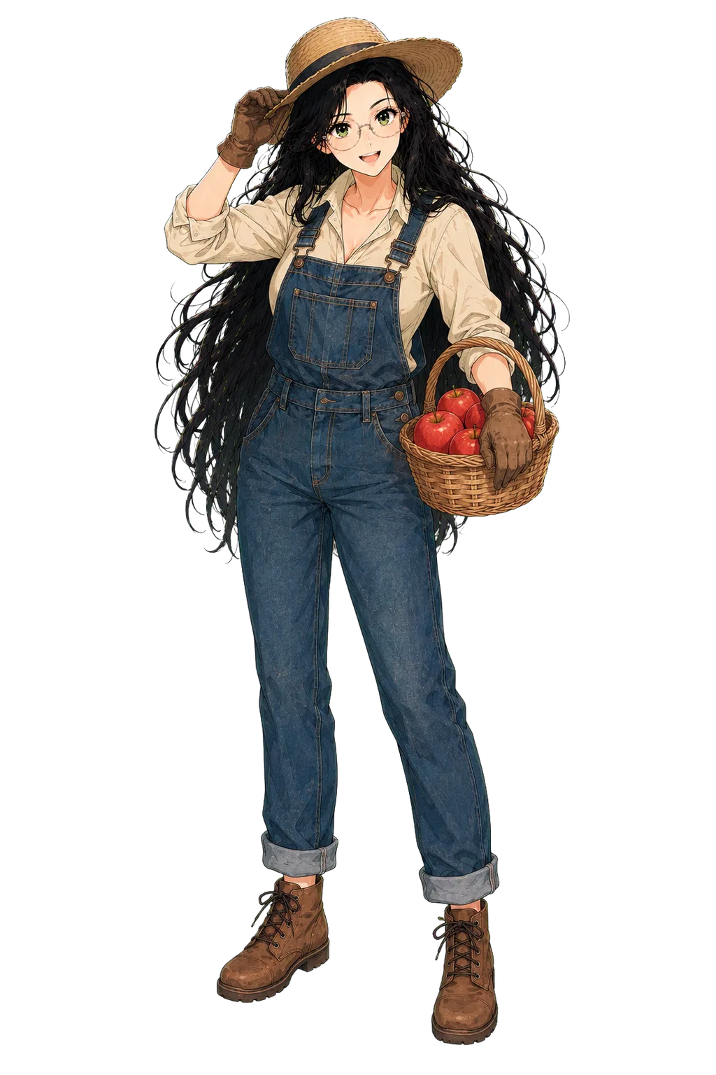 Sage dressed as a farmer