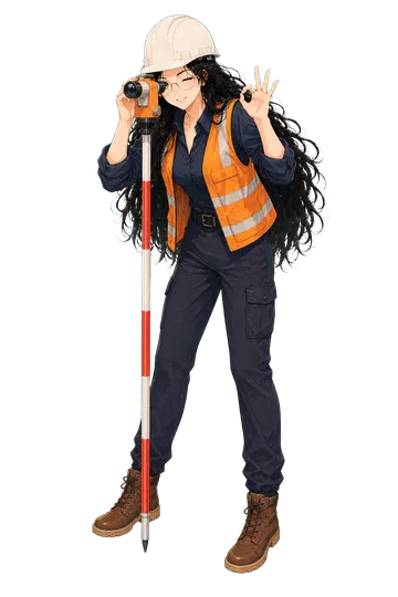 Sage dressed as a land surveyor