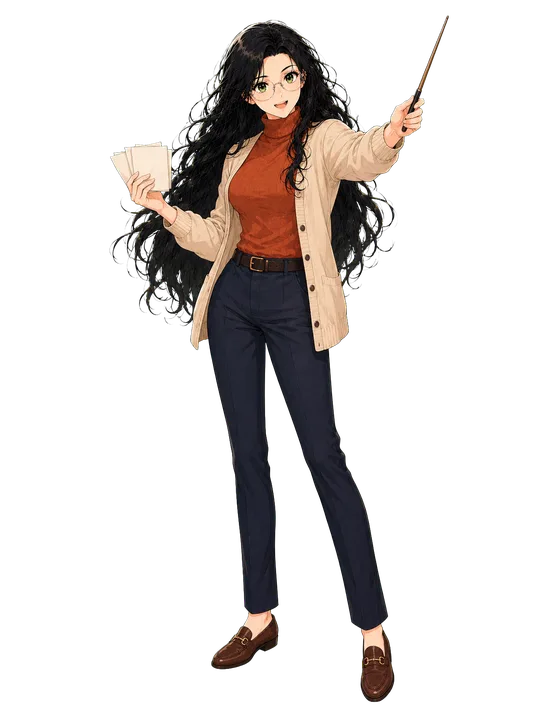 Sage dressed as a teacher